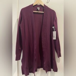 Worthington Women's Cardigan - Rich Burgundy